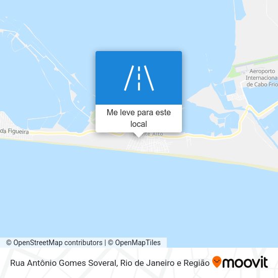 Rua Antônio Gomes Soveral mapa