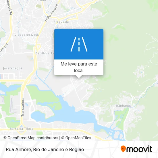 Rua Aimore mapa
