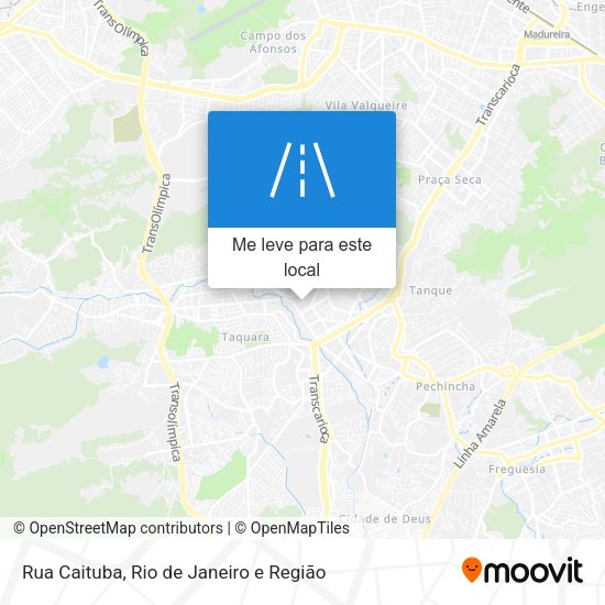 Rua Caituba mapa