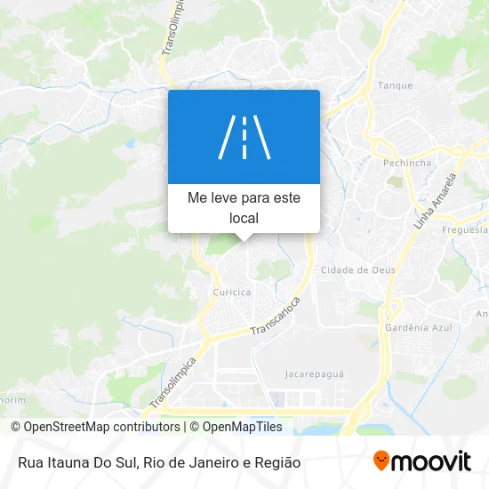 Rua Itauna Do Sul mapa