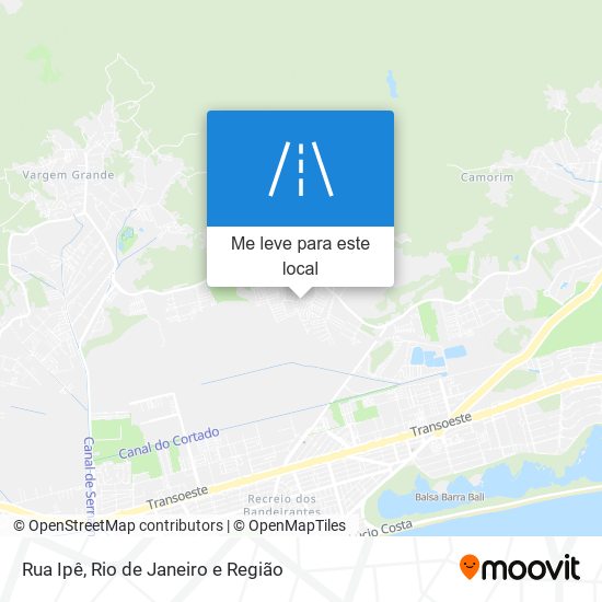 Rua Ipê mapa