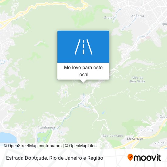 Estrada Do Açude mapa