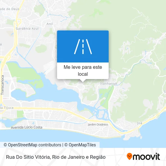 Rua Do Sitio Vitória mapa