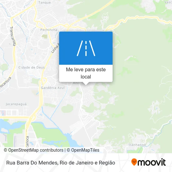 Rua Barra Do Mendes mapa