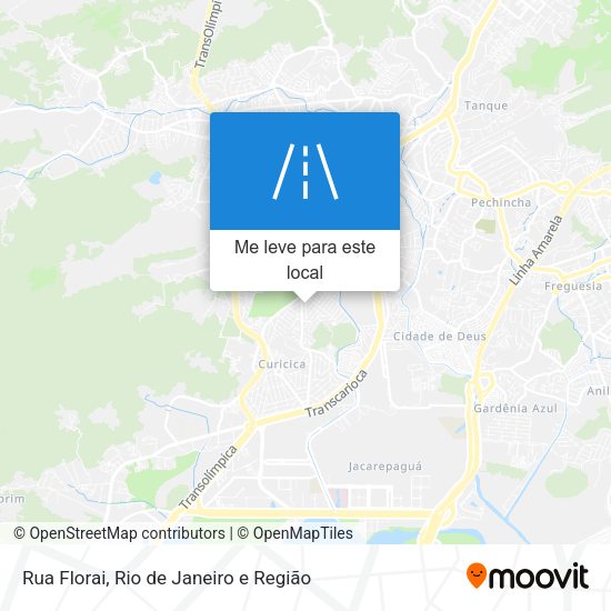 Rua Florai mapa