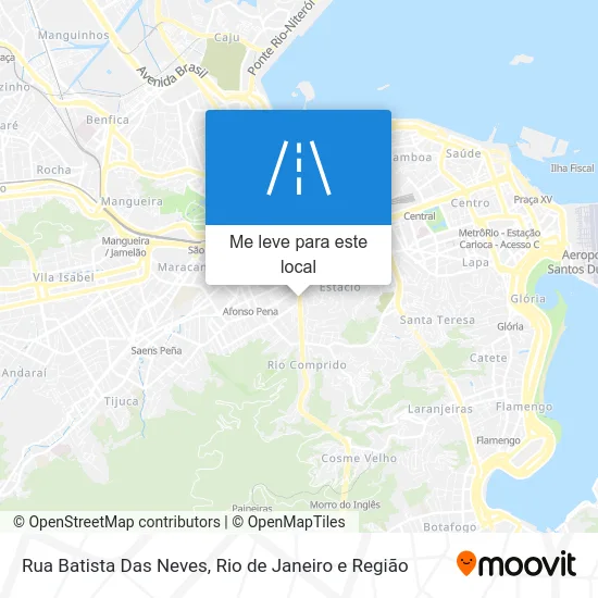 Rua Batista Das Neves mapa