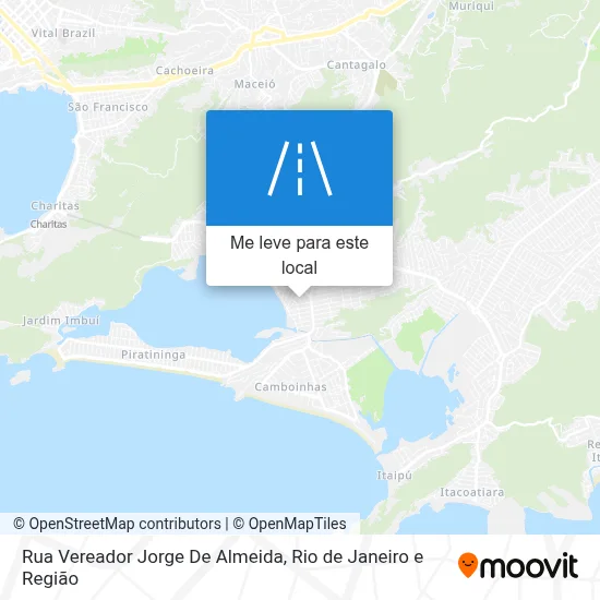 Rua Vereador Jorge De Almeida mapa