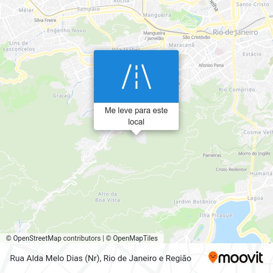 Rua Alda Melo Dias (Nr) mapa