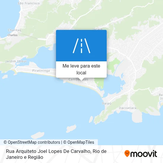 Rua Arquiteto Joel Lopes De Carvalho mapa