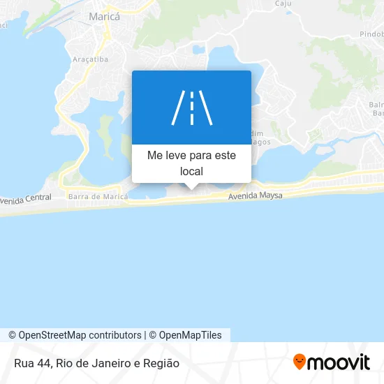 Rua 44 mapa