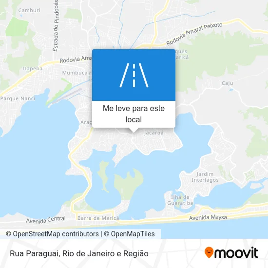 Rua Paraguai mapa