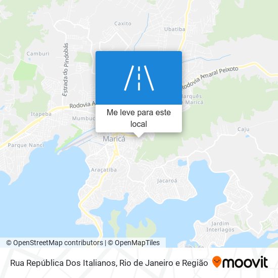 Rua República Dos Italianos mapa