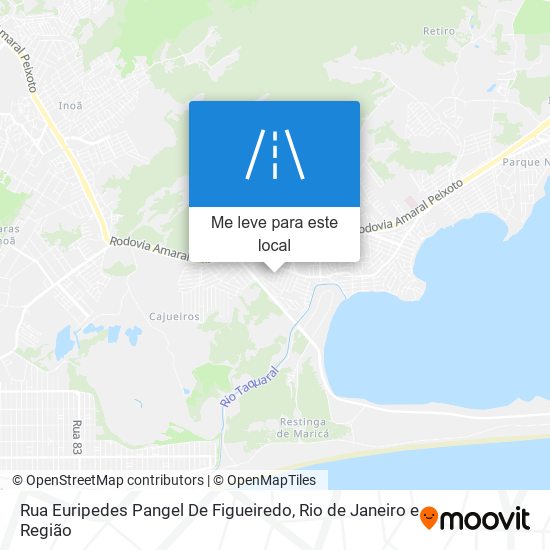 Rua Euripedes Pangel De Figueiredo mapa