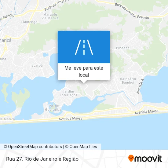 Rua 27 mapa