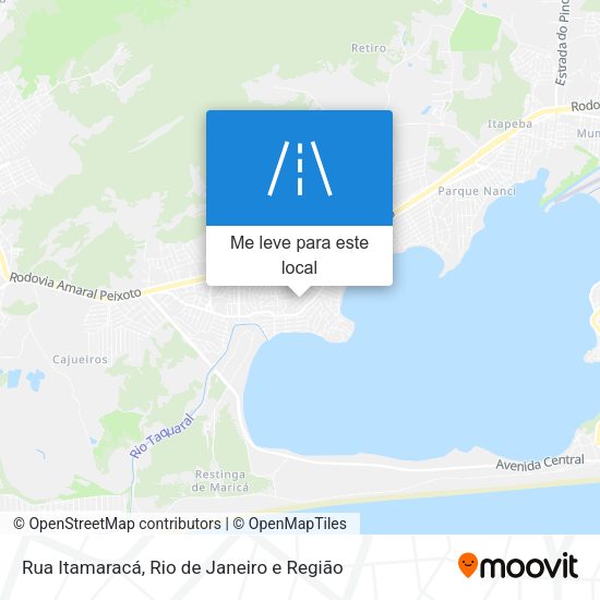 Rua Itamaracá mapa