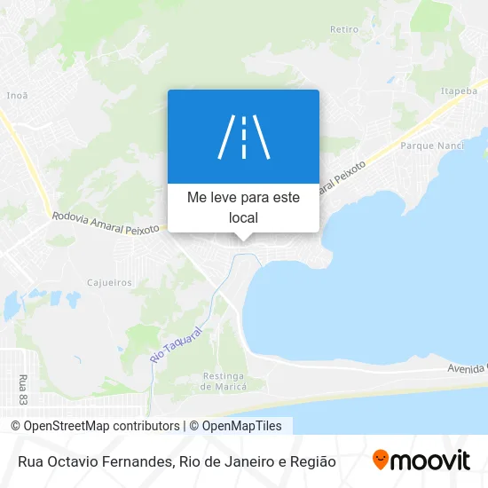 Rua Octavio Fernandes mapa