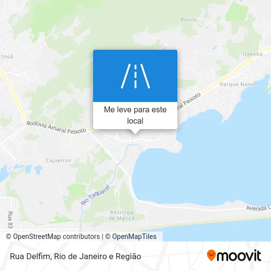 Rua Delfim mapa
