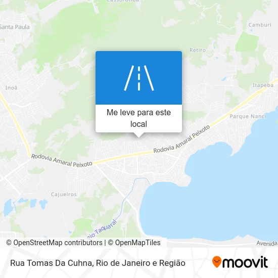 Rua Tomas Da Cuhna mapa