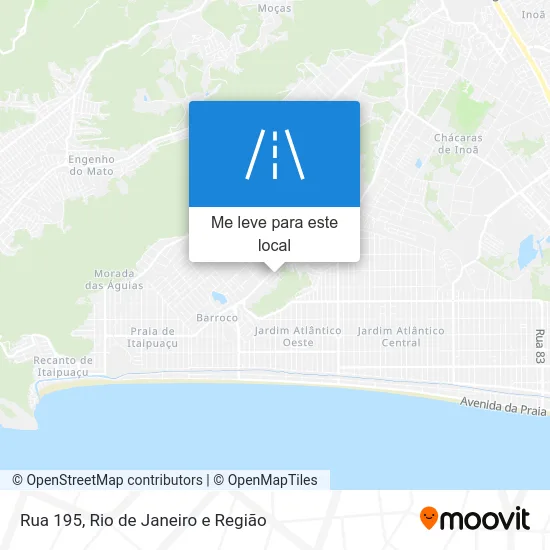 Rua 195 mapa