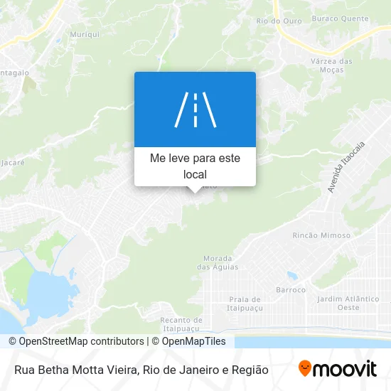 Rua Betha Motta Vieira mapa