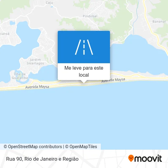 Rua 90 mapa