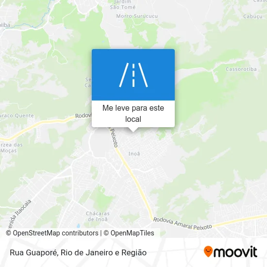Rua Guaporé mapa