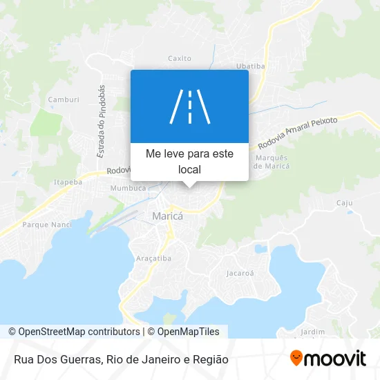 Rua Dos Guerras mapa