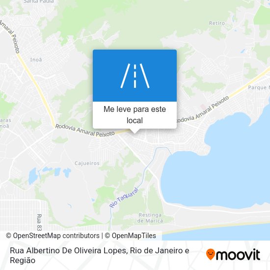 Rua Albertino De Oliveira Lopes mapa