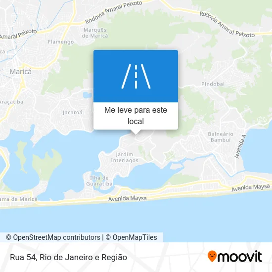 Rua 54 mapa