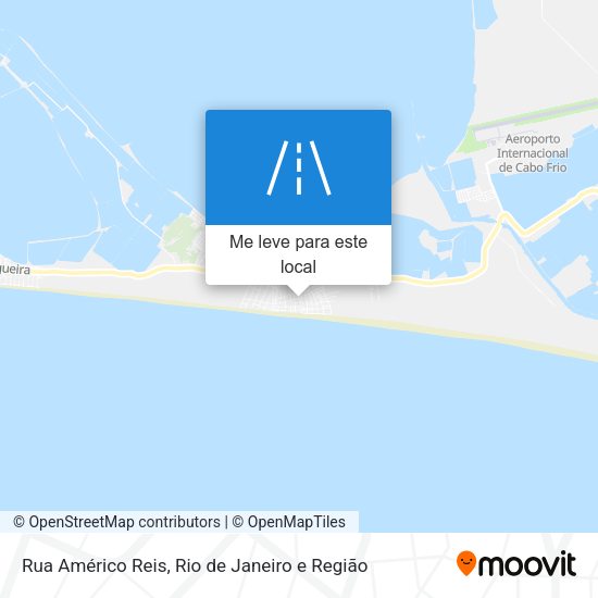 Rua Américo Reis mapa