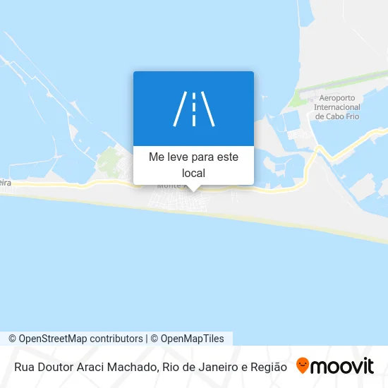 Rua Doutor Araci Machado mapa