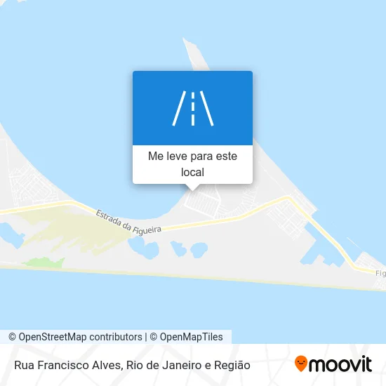 Rua Francisco Alves mapa
