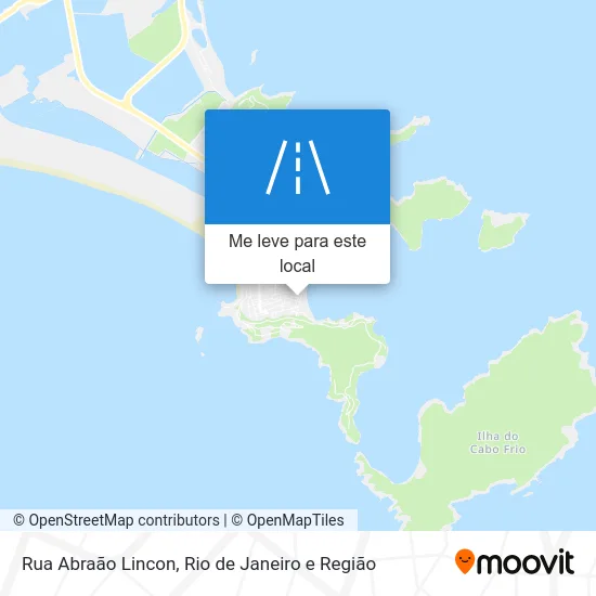 Rua Abraão Lincon mapa