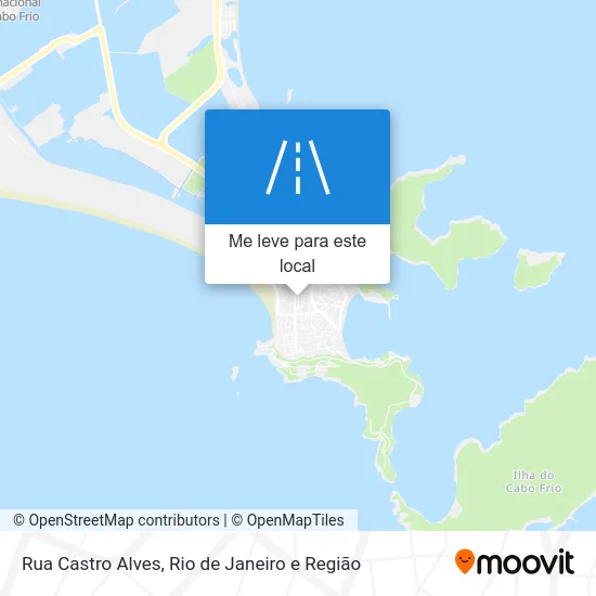Rua Castro Alves mapa