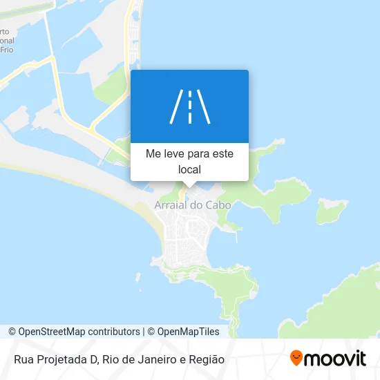 Rua Projetada D mapa