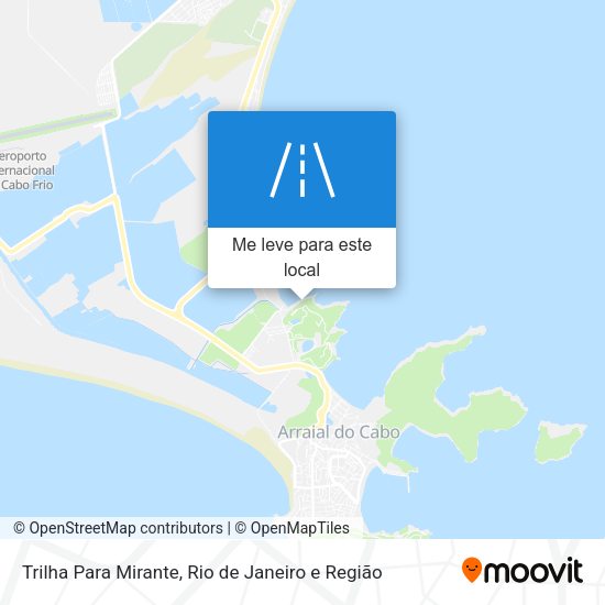 Trilha Para Mirante mapa