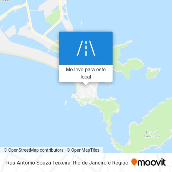 Rua Antônio Souza Teixeira mapa