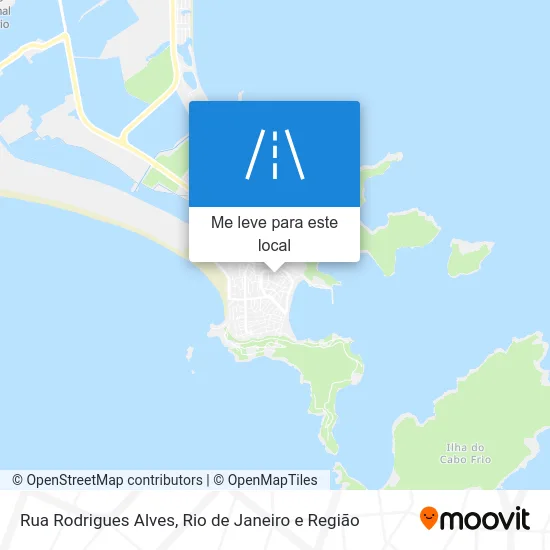 Rua Rodrigues Alves mapa