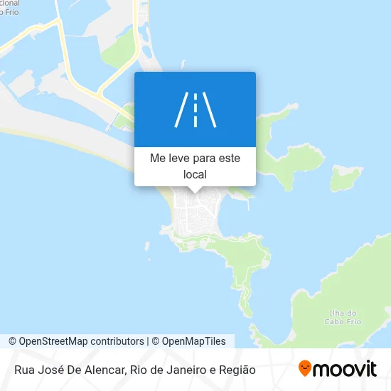 Rua José De Alencar mapa