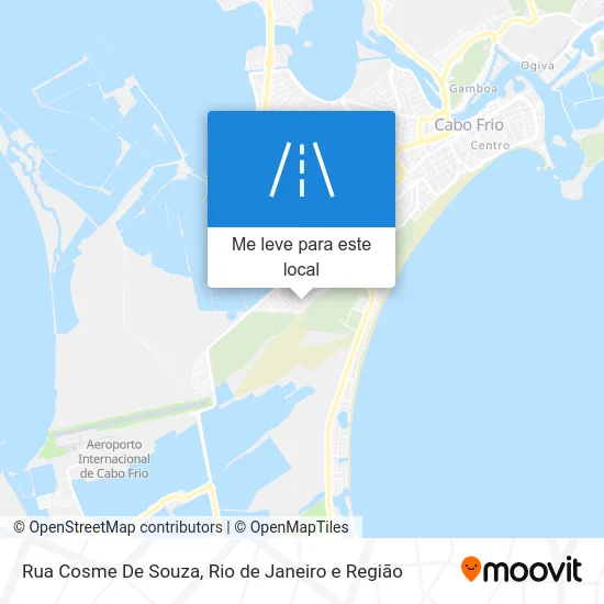 Rua Cosme De Souza mapa