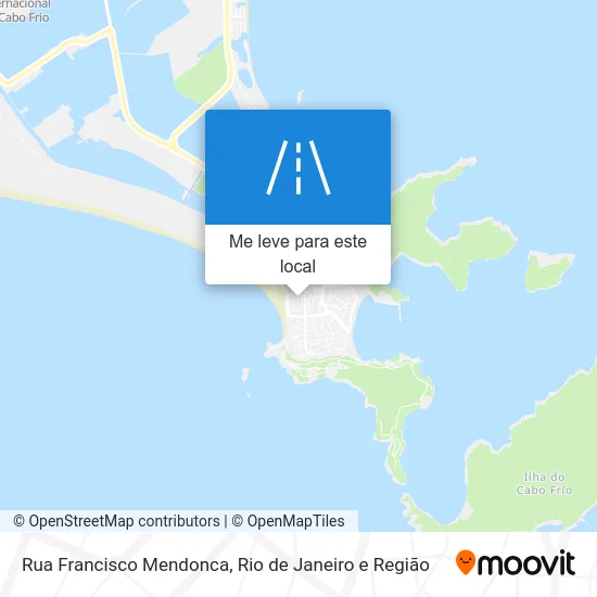 Rua Francisco Mendonca mapa