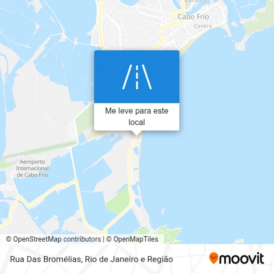 Rua Das Bromélias mapa