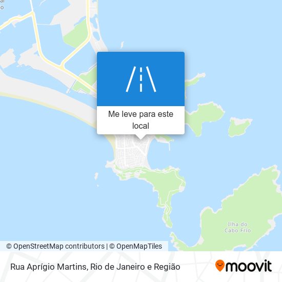 Rua Aprígio Martins mapa