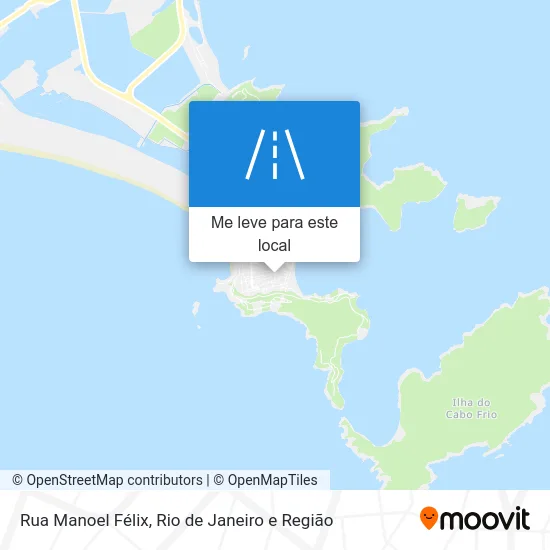 Rua Manoel Félix mapa