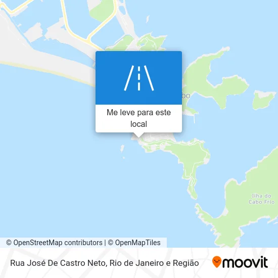 Rua José De Castro Neto mapa
