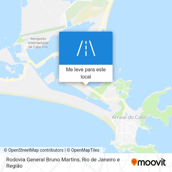Rodovia General Bruno Martins mapa