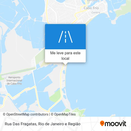 Rua Das Fragatas mapa