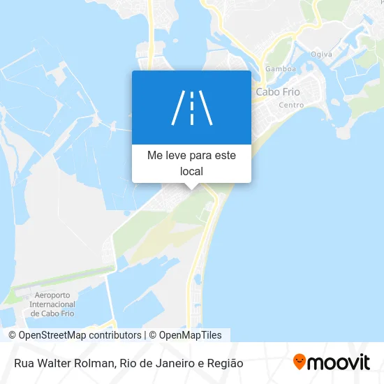 Rua Walter Rolman mapa