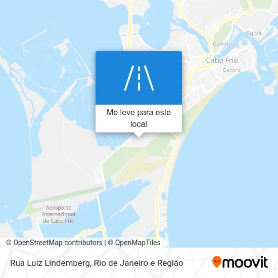 Rua Luiz Lindemberg mapa