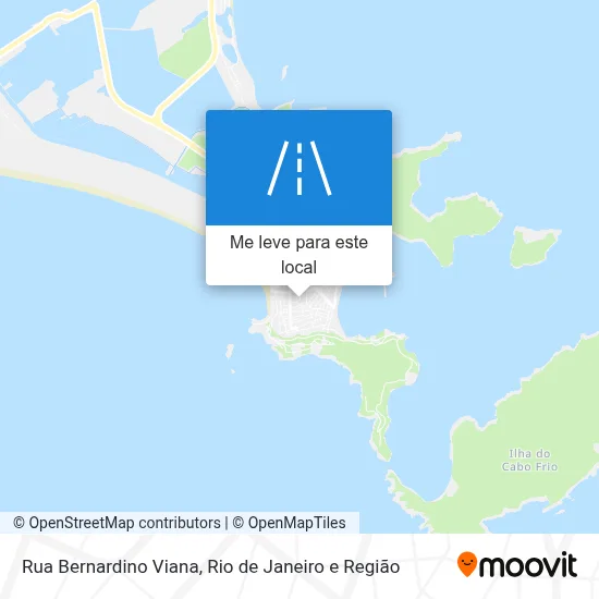 Rua Bernardino Viana mapa